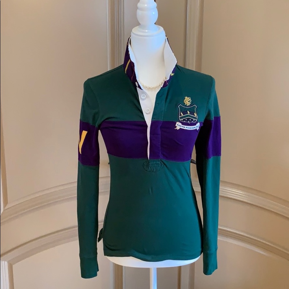 Rugby by Ralph Lauren Long Sleeve Preppy Rugby EUC